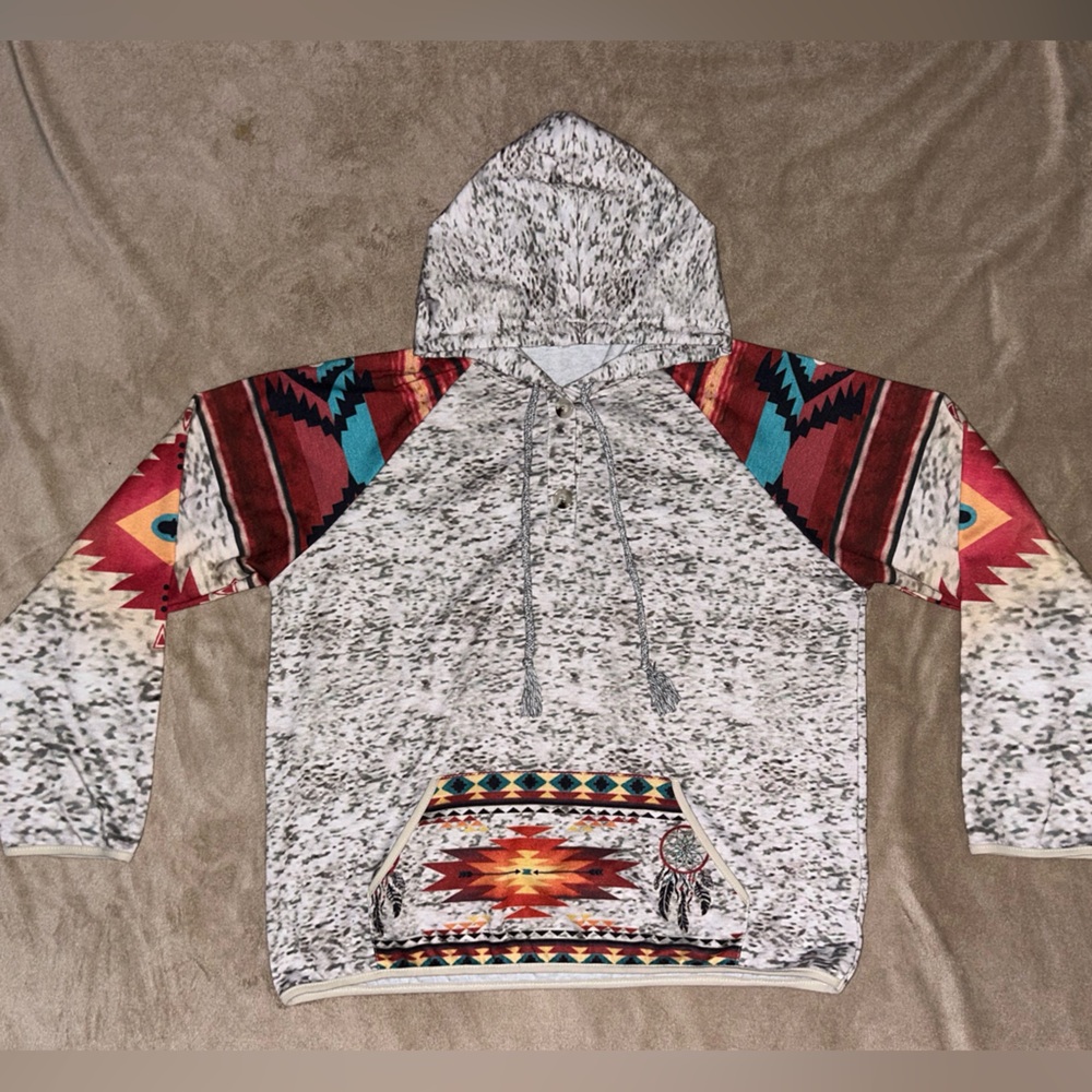 Tribal Print Women's Hoodie